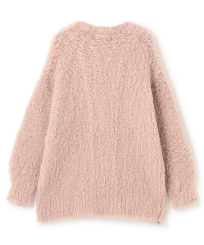 起毛針織開衫【韓國時尚】