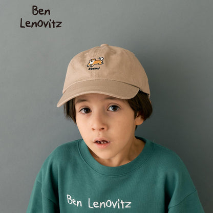 【ベンレノヴィッツ】拼色DOG刺繡棒球帽