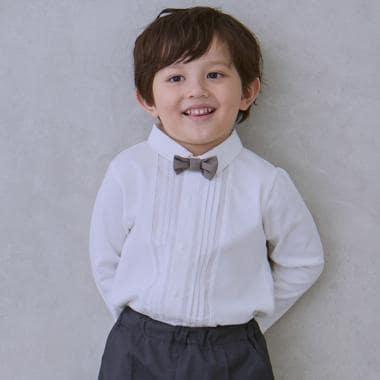 【半正式】帶蝴蝶結領結針織衫襯衫