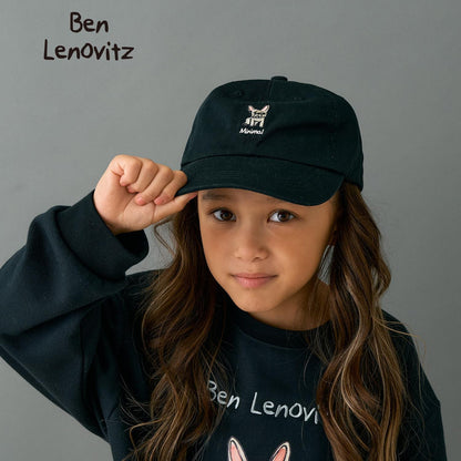 【ベンレノヴィッツ】拼色DOG刺繡棒球帽