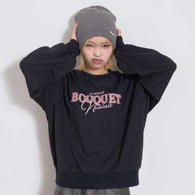 【秒可愛上衣】logo刺繡基礎款衛衣