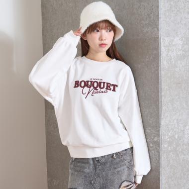 【秒可愛上衣】logo刺繡基礎款衛衣