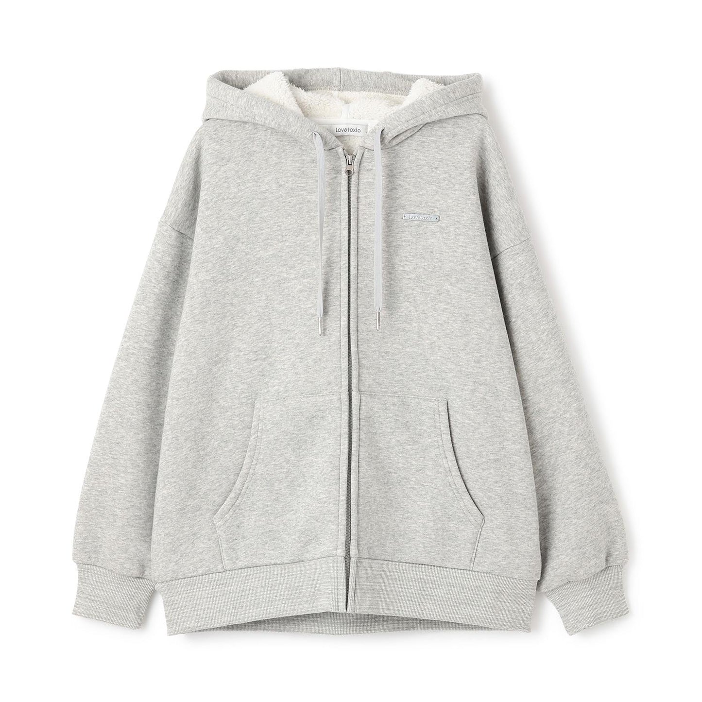 內里加絨拉鍊連帽衛衣