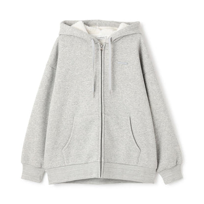 內里加絨拉鍊連帽衛衣