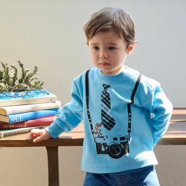 相機錯視印花衛衣