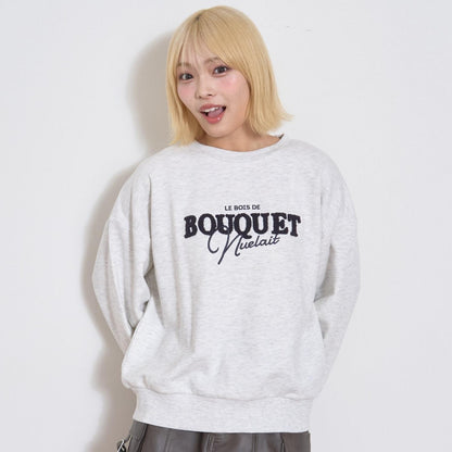 【秒可愛上衣】logo刺繡基礎款衛衣