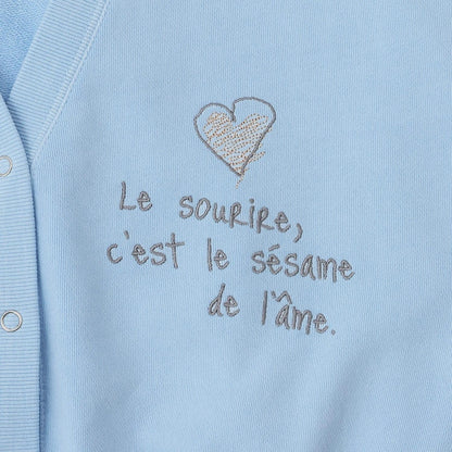 【AMI】塗鴉刺繡衛衣開衫