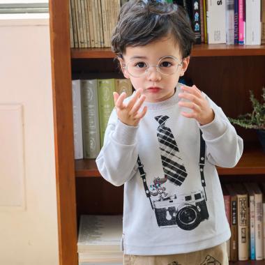 相機錯視印花衛衣