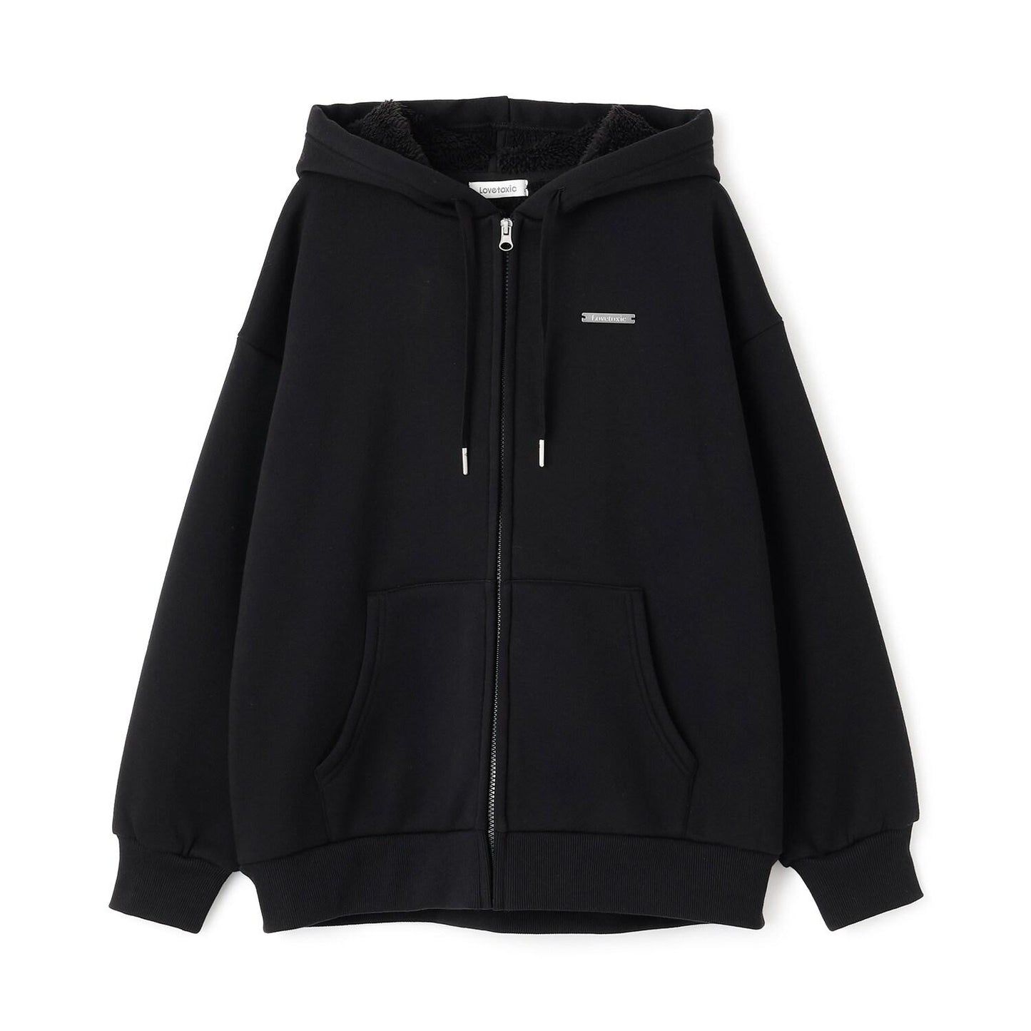 內里加絨拉鍊連帽衛衣