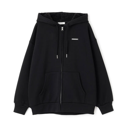 內里加絨拉鍊連帽衛衣