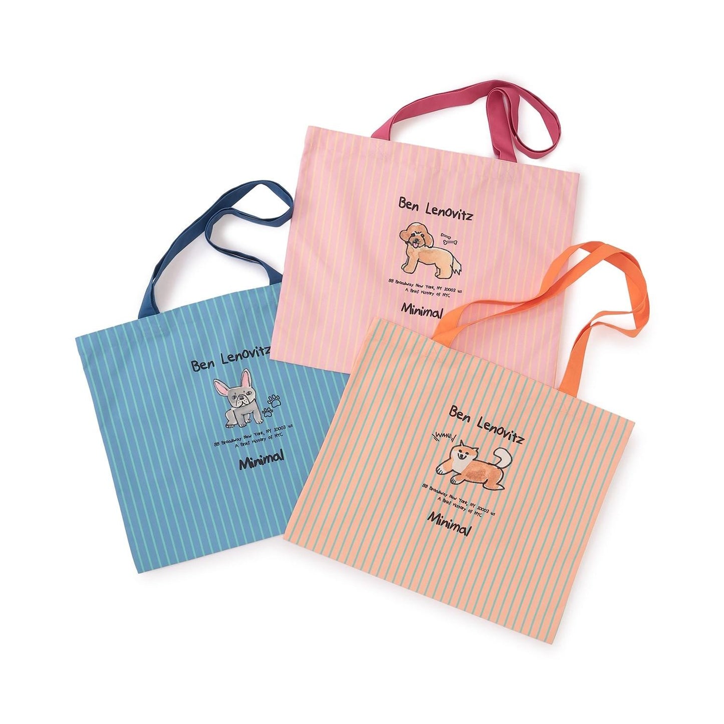 【ベンレノヴィッツ】多款狗狗圖案托特包