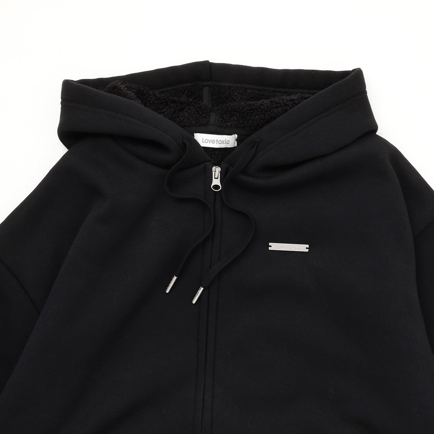 內里加絨拉鍊連帽衛衣