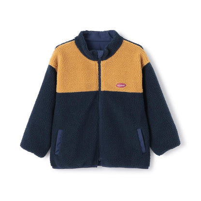 雙面配色羊羔絨外套