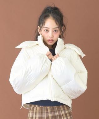 拼色加厚棉服【韓國時尚】