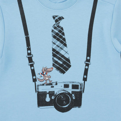 相機錯視印花衛衣