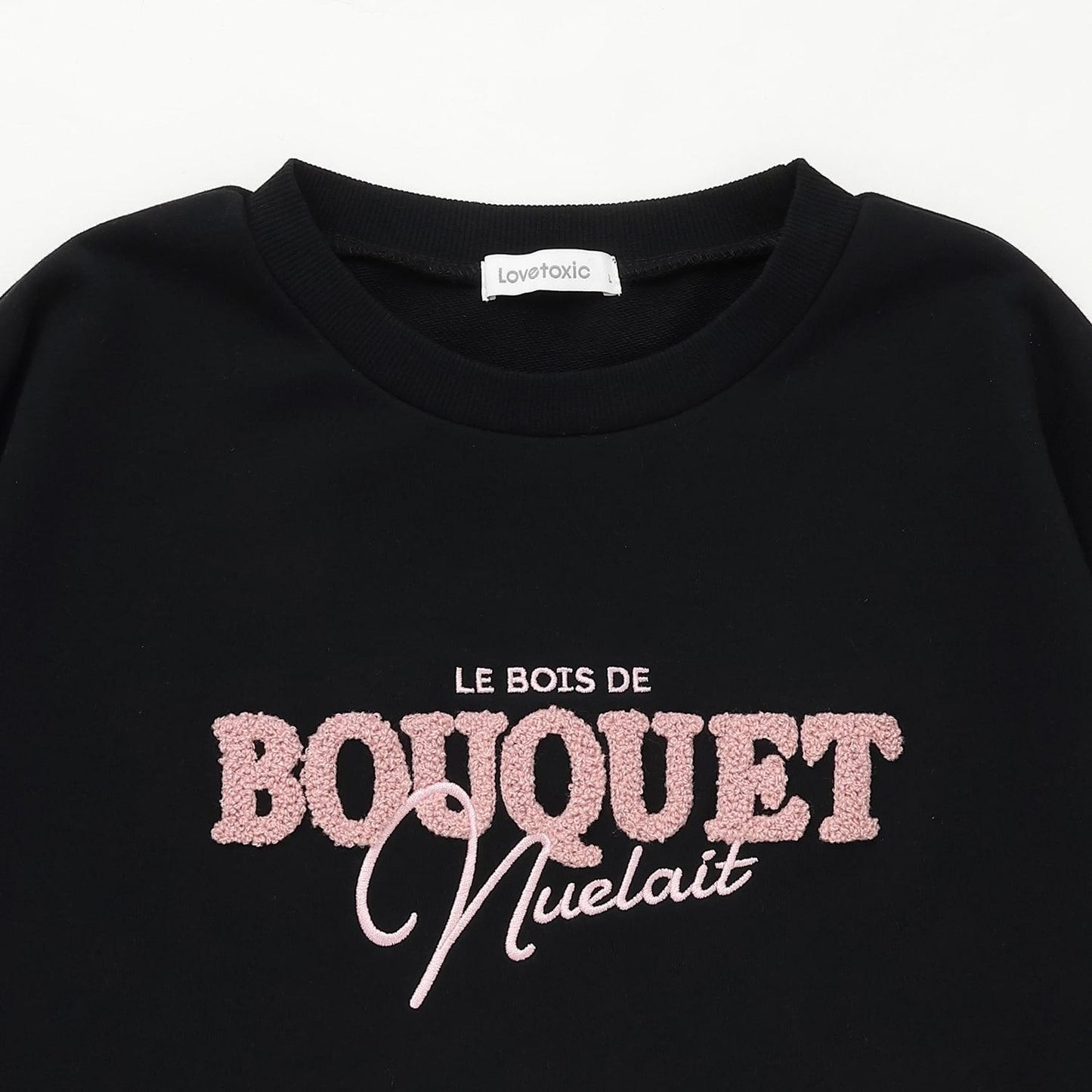 【秒可愛上衣】logo刺繡基礎款衛衣