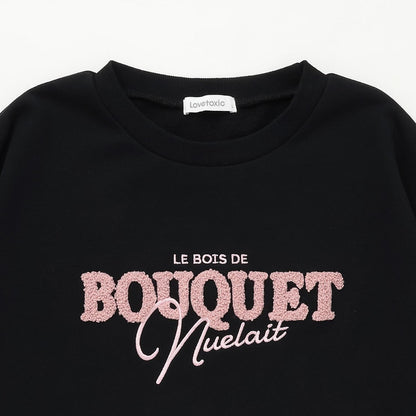 【秒可愛上衣】logo刺繡基礎款衛衣