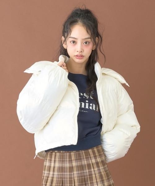 拼色加厚棉服【韓國時尚】