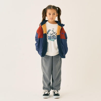 雙面配色羊羔絨外套