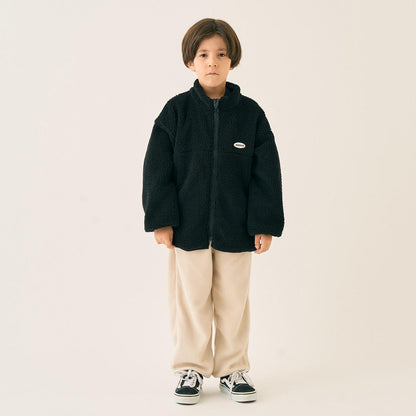 雙面配色羊羔絨外套