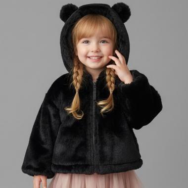 貓咪絨毛連帽衫托特包