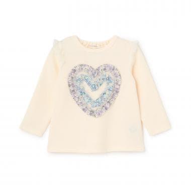 愛心荷葉邊衛衣