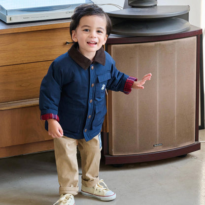 狼刺繡狩獵夾克