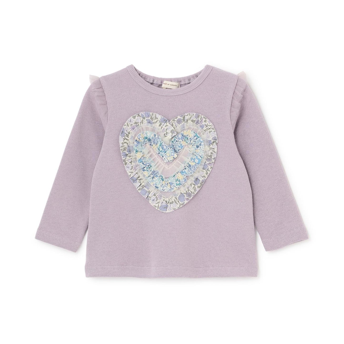 愛心荷葉邊衛衣