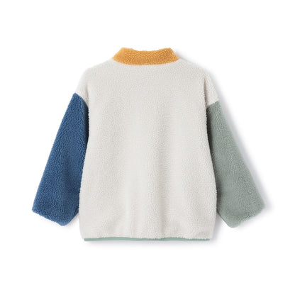 雙面配色羊羔絨外套