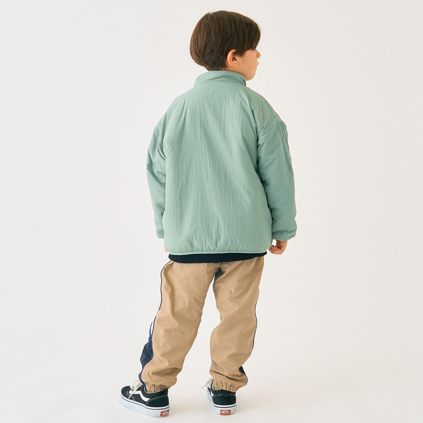 雙面配色羊羔絨外套