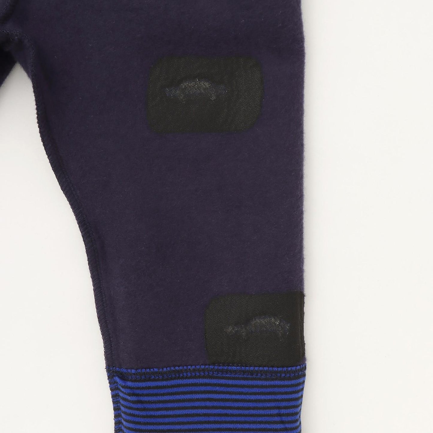 車線刺繡彈力加絨衛褲