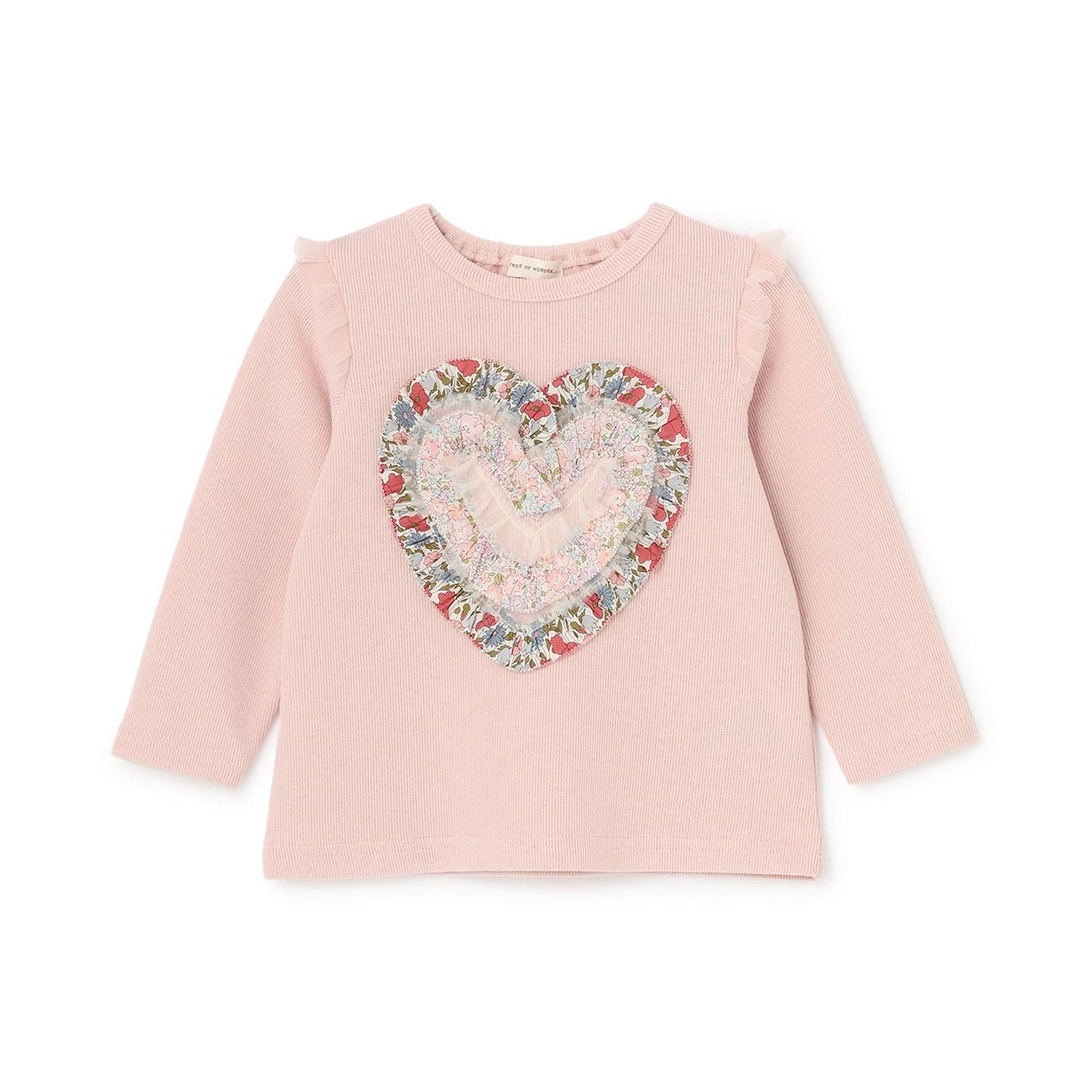 愛心荷葉邊衛衣