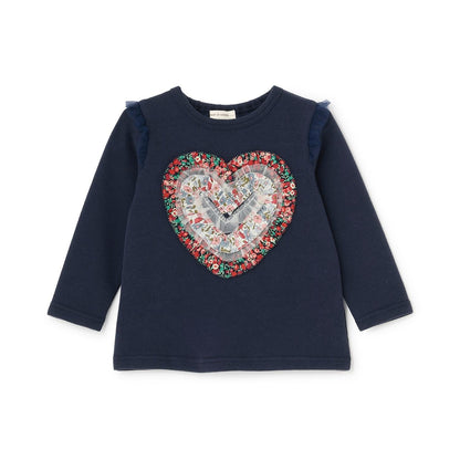 愛心荷葉邊衛衣