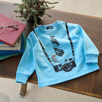 相機錯視印花衛衣