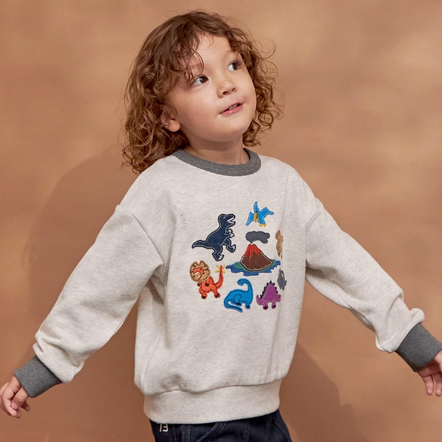 恐龍貼布繡衛衣