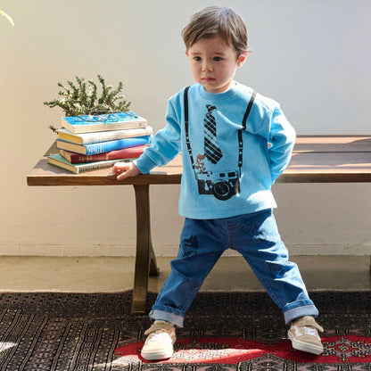 相機錯視印花衛衣