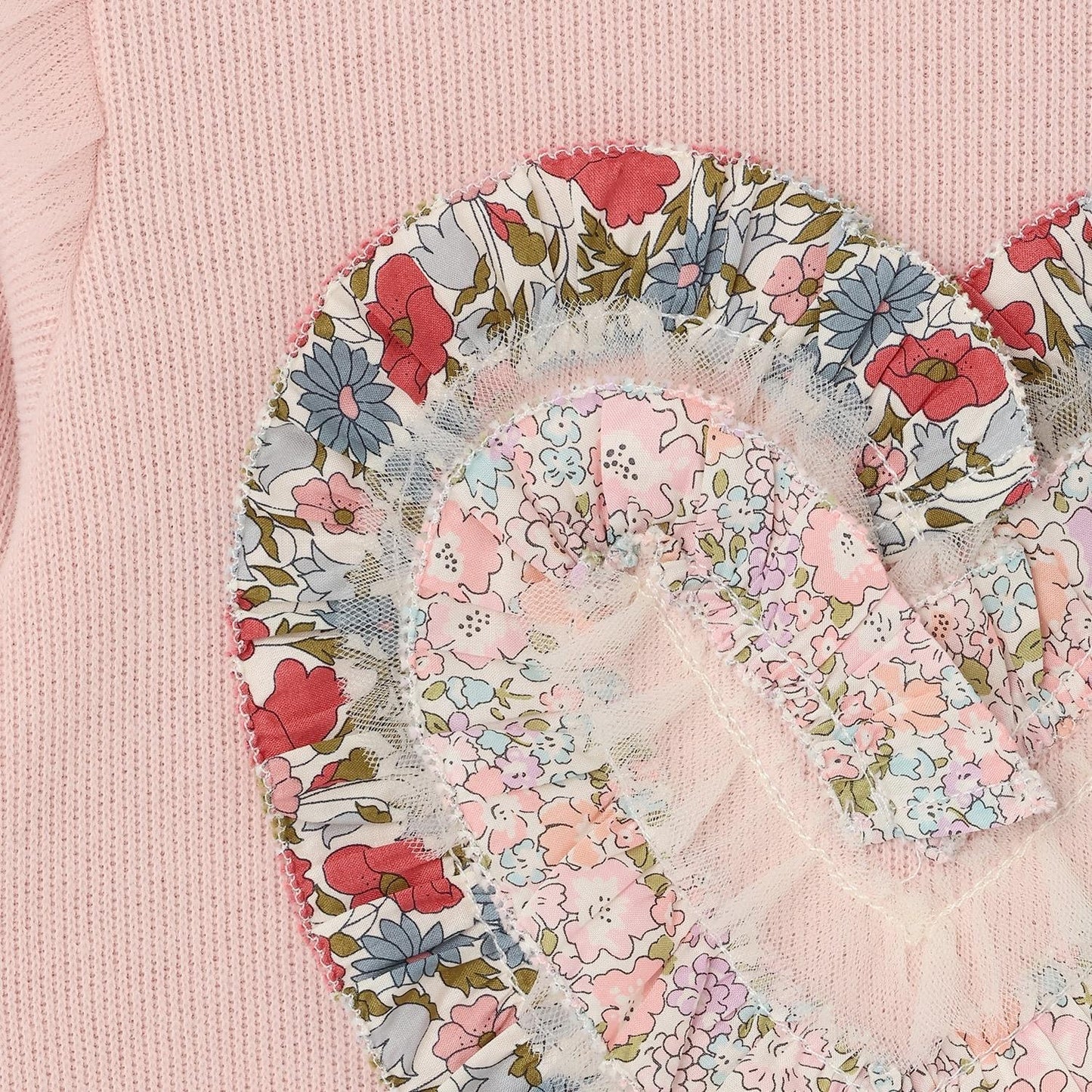 愛心荷葉邊衛衣