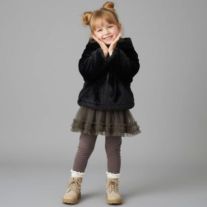 貓咪絨毛連帽衫托特包