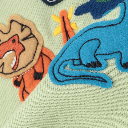 恐龍貼布繡衛衣