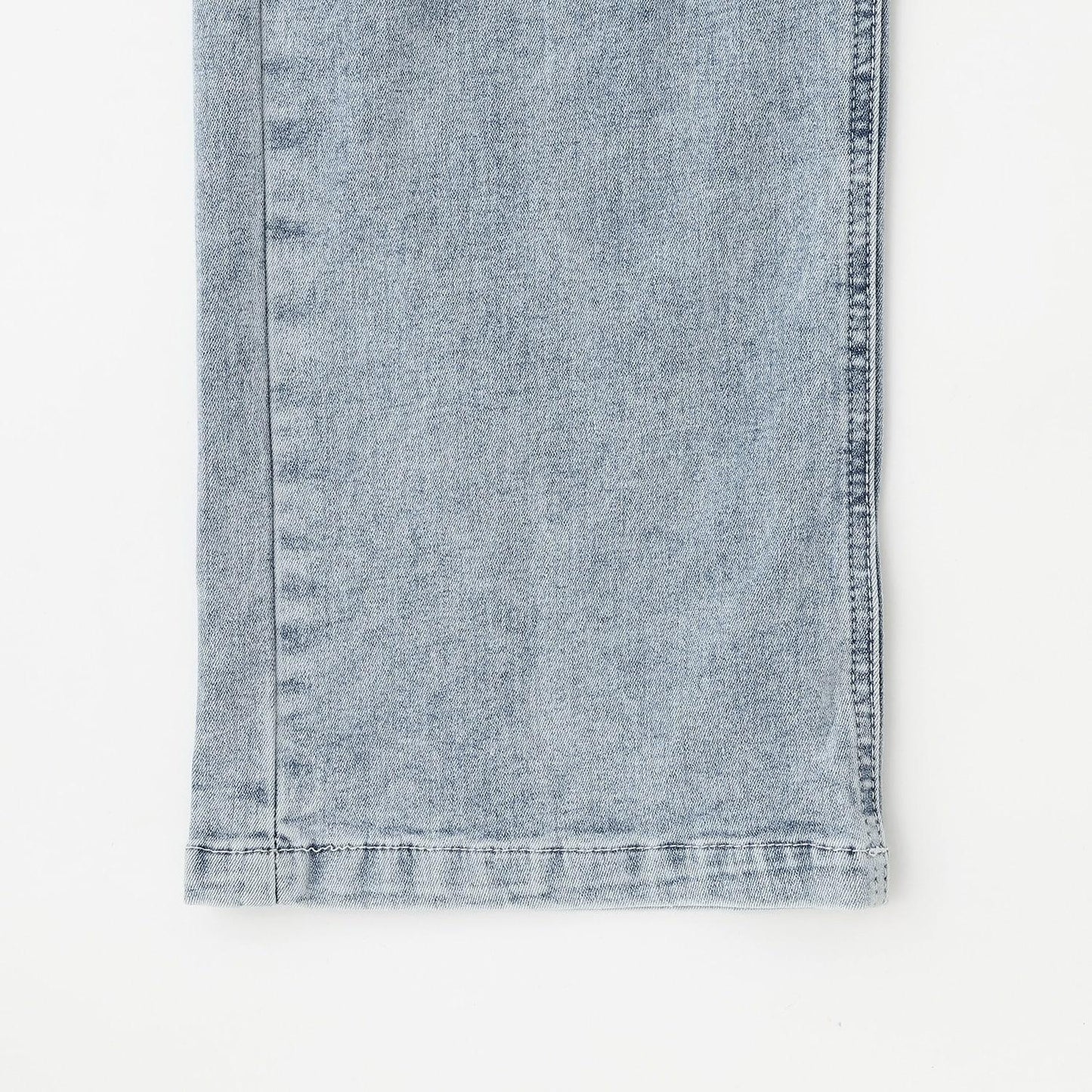 蕾絲拼接牛仔褲