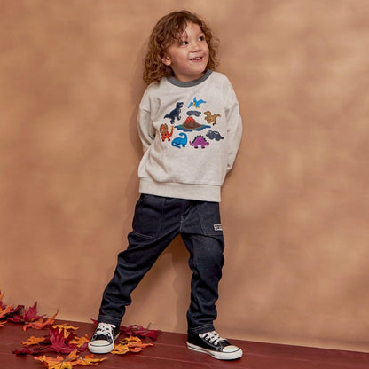 恐龍貼布繡衛衣