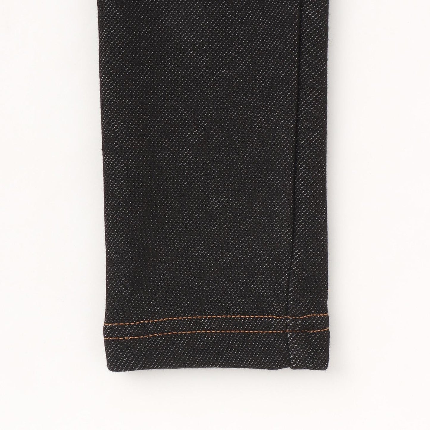 牛仔針織內加絨長褲