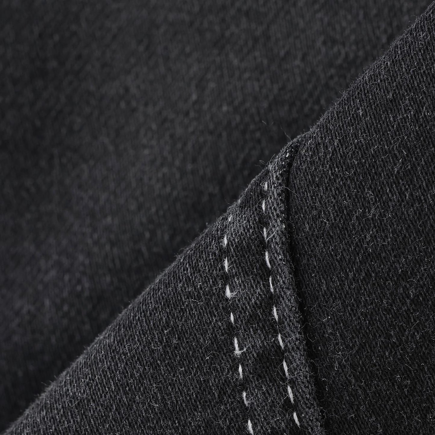 彈力牛仔雙膝工裝褲