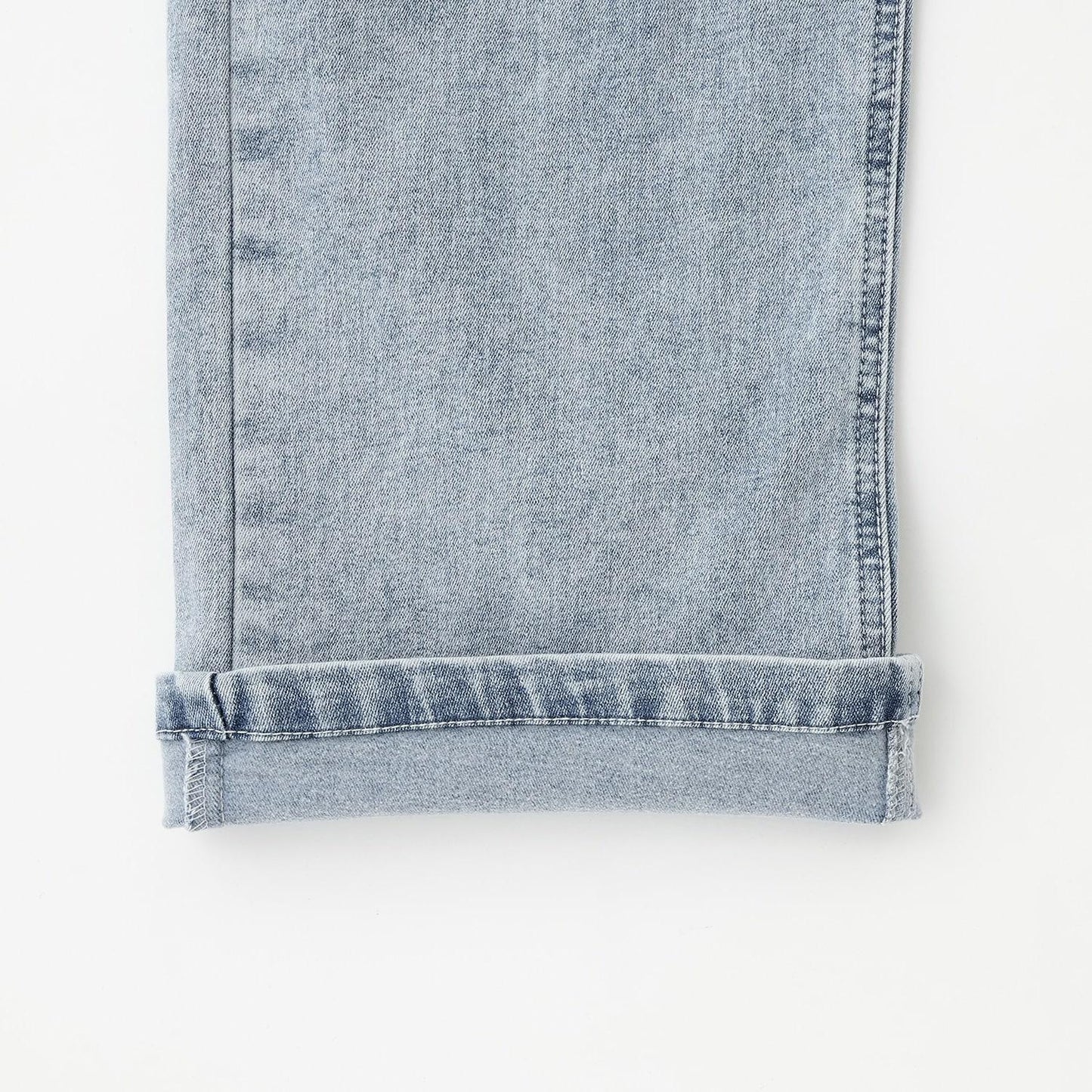 蕾絲拼接牛仔褲