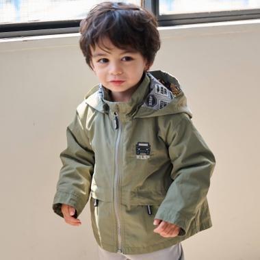 越野車風格夾棉內膽夾克