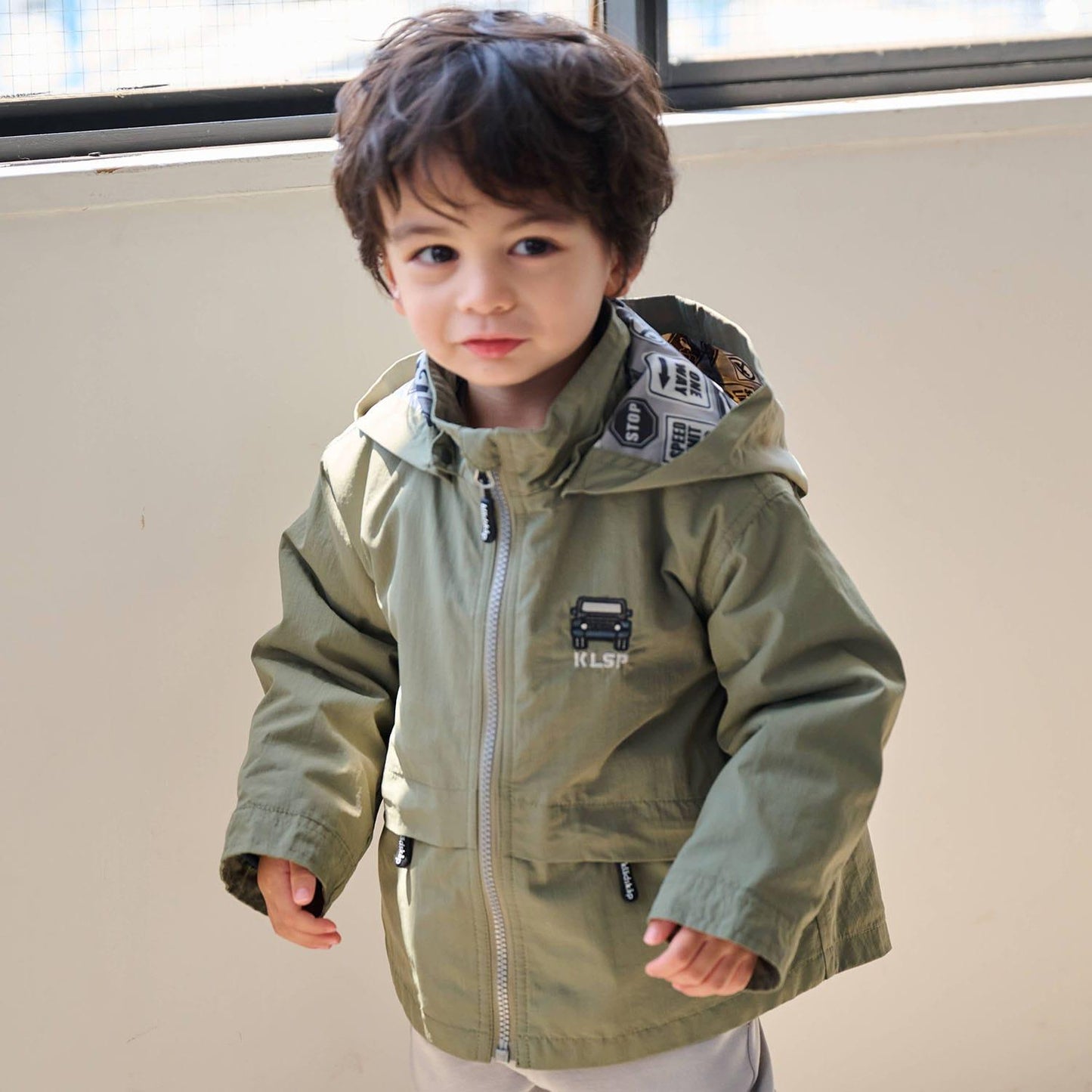 越野車風格夾棉內膽夾克