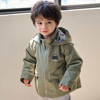 越野車風格夾棉內膽夾克