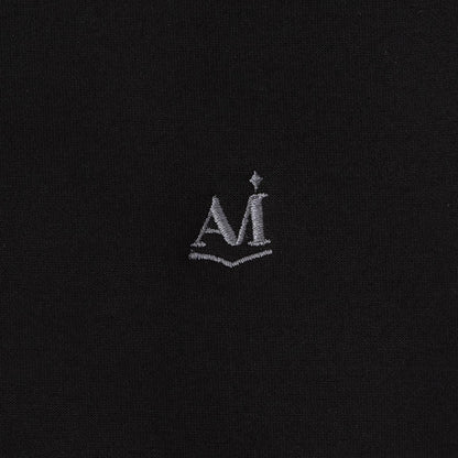 【AMI】厚棉氣球袖拉鍊開衫