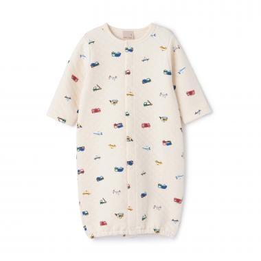 絎縫汽車圖案兩用連體衣