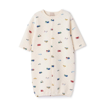 絎縫汽車圖案兩用連體衣
